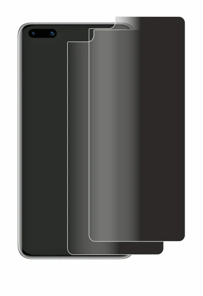 Imagen del dispositivo Huawei P40 con una amplia variedad de protectores de pantalla.