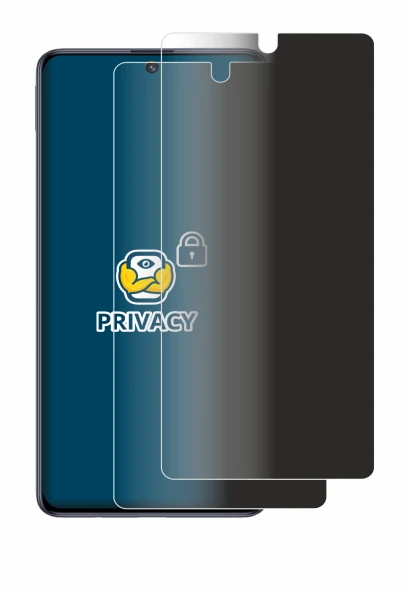 Imagen del dispositivo Samsung Galaxy M51 con una amplia variedad de protectores de pantalla.