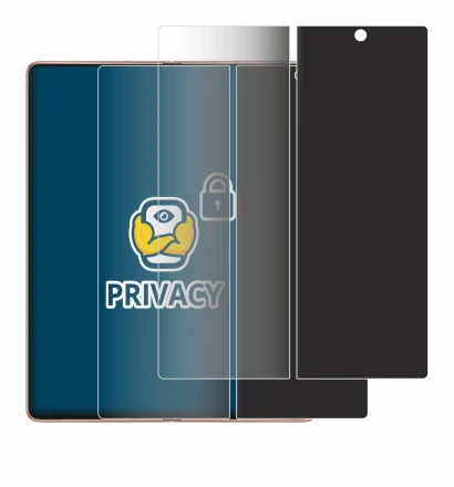 Imagen del dispositivo Samsung Galaxy Z Fold 2 5G (Pantalla interior) con una amplia variedad de protectores de pantalla.