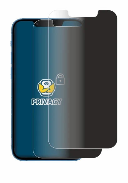 Imagen del dispositivo Apple iPhone 13 mini con una amplia variedad de protectores de pantalla.