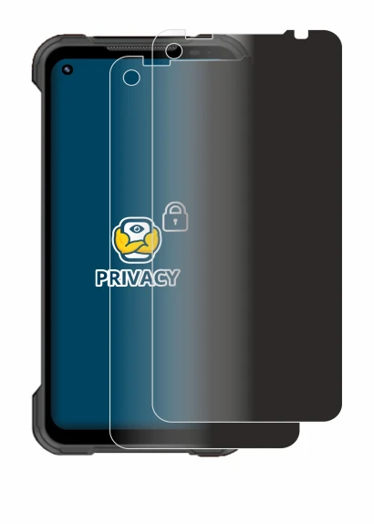 Imagen del dispositivo Doogee S97 Pro con una amplia variedad de protectores de pantalla.