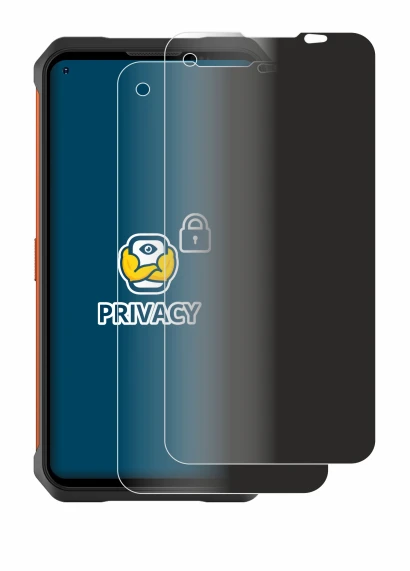 Imagen del dispositivo Doogee V10 con una amplia variedad de protectores de pantalla.