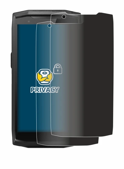 Imagen del dispositivo Crosscall Core-M5 con una amplia variedad de protectores de pantalla.