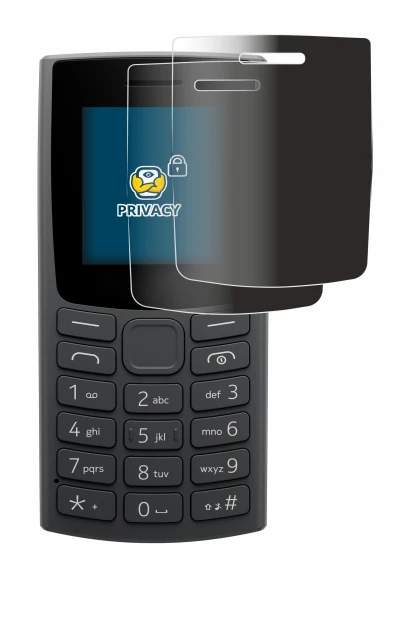 Imagen del dispositivo Nokia 105 (2023) con una amplia variedad de protectores de pantalla.