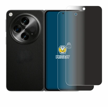 Imagen del dispositivo OnePlus Open con una amplia variedad de protectores de pantalla.