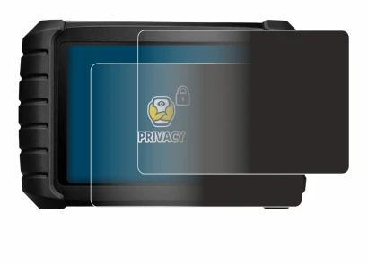 Imagen del dispositivo iCarsoft CR Max con una amplia variedad de protectores de pantalla.