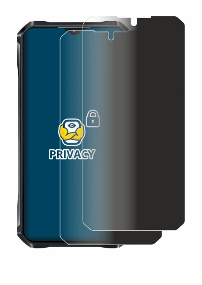 Imagen del dispositivo Oukitel WP33 Pro con una amplia variedad de protectores de pantalla.