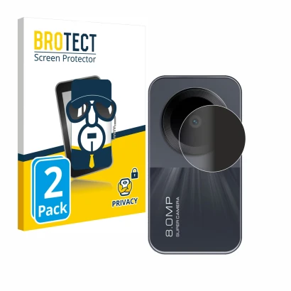 Parte frontal de un envase de producto con el logotipo de la marca BROTECT. Al lado se muestra el dispositivo Xiaomi Redmi Pad