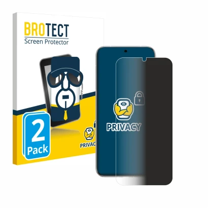 Parte frontal de un envase de producto con el logotipo de la marca BROTECT. Al lado se muestra el dispositivo Huawei Pura 70 U