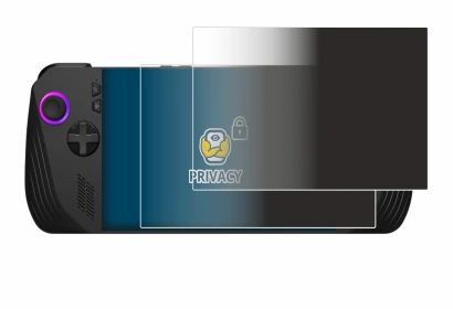 Imagen del dispositivo ASUS ROG Ally X (2024) con una amplia variedad de protectores de pantalla.