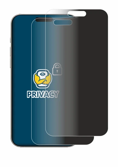 Imagen del dispositivo Apple iPhone 16 Pro con una amplia variedad de protectores de pantalla.