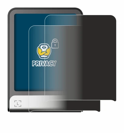 Imagen del dispositivo Ledger Flex con una amplia variedad de protectores de pantalla.
