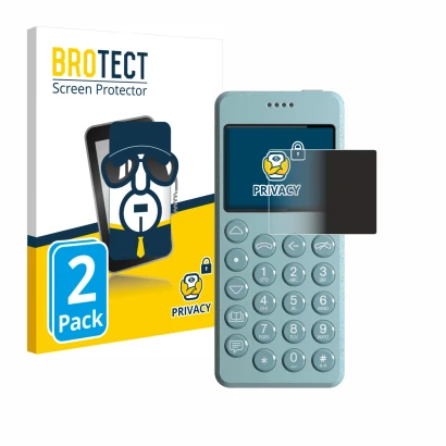 Parte frontal de un envase de producto con el logotipo de la marca BROTECT. Al lado se muestra el dispositivo Punkt MP02 con s