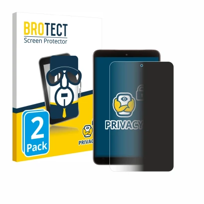 Parte frontal de un envase de producto con el logotipo de la marca BROTECT. Al lado se muestra el dispositivo Nokia T10 (retra