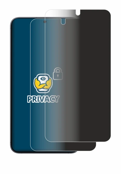 Imagen del dispositivo Samsung Galaxy S25 con una amplia variedad de protectores de pantalla.