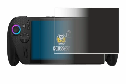 Imagen del dispositivo ASUS ROG Xbox Ally X con una amplia variedad de protectores de pantalla.