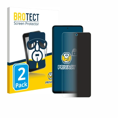 Parte frontal de un envase de producto con el logotipo de la marca BROTECT. Al lado se muestra el dispositivo Oppo A5 4G con s