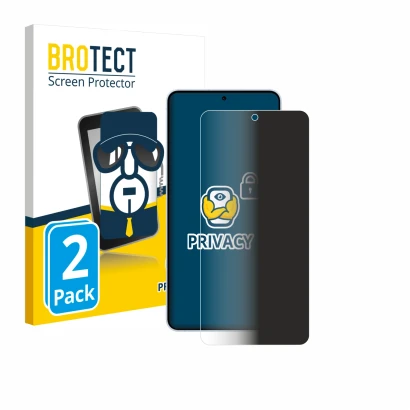 Parte frontal de un envase de producto con el logotipo de la marca BROTECT. Al lado se muestra el dispositivo Samsung Galaxy S