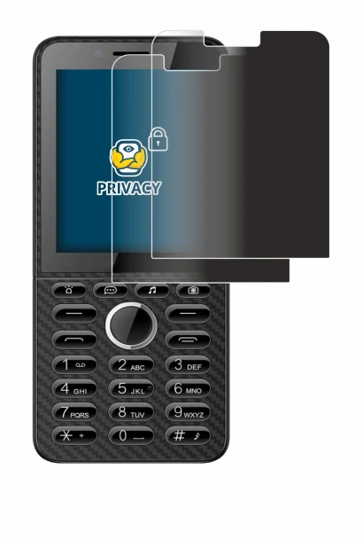 Imagen del dispositivo Energizer E288S con una amplia variedad de protectores de pantalla.