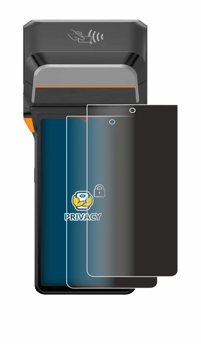 Imagen del dispositivo Sunmi V3 Plus con una amplia variedad de protectores de pantalla.