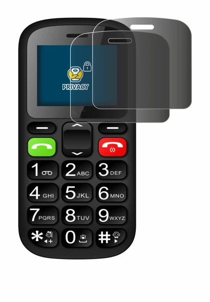 Imagen del dispositivo artfone CS181 con una amplia variedad de protectores de pantalla.