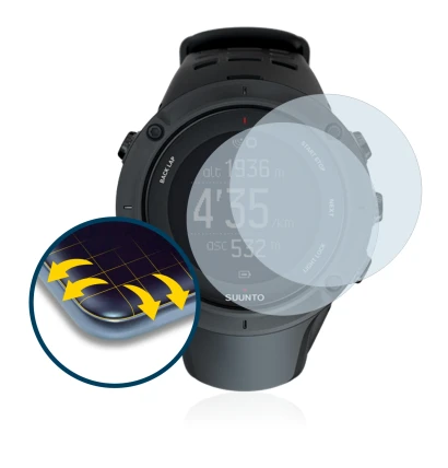 Imagen del dispositivo Suunto Ambit3 Peak Black con una amplia variedad de protectores de pantalla.
