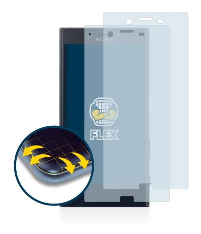 Imagen del dispositivo Sony Xperia XZ con una amplia variedad de protectores de pantalla.