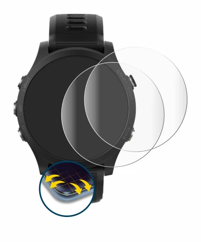 Imagen del dispositivo Garmin Forerunner 935 con una amplia variedad de protectores de pantalla.