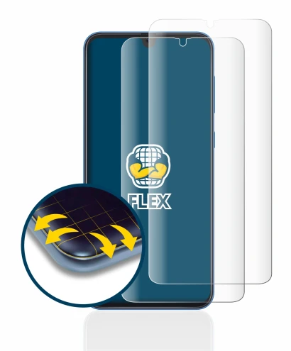 Imagen del dispositivo Samsung Galaxy A50 con una amplia variedad de protectores de pantalla.