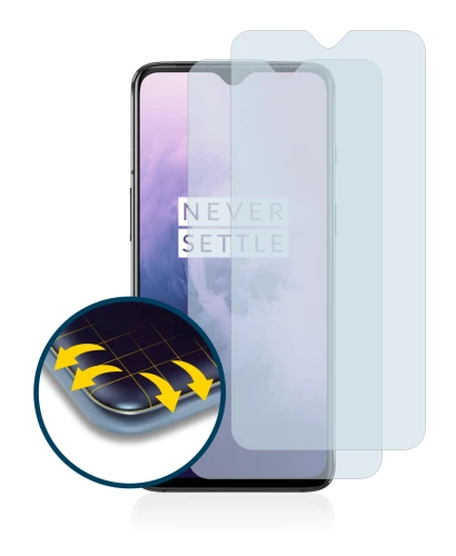 Imagen del dispositivo OnePlus 7 con una amplia variedad de protectores de pantalla.