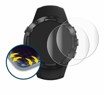 Imagen del dispositivo Suunto 5 con una amplia variedad de protectores de pantalla.