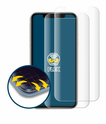 Imagen del dispositivo Apple iPhone 11 con una amplia variedad de protectores de pantalla.