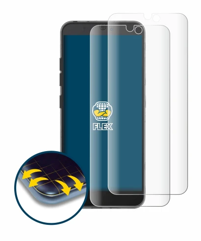 Imagen del dispositivo Fairphone 3 con una amplia variedad de protectores de pantalla.