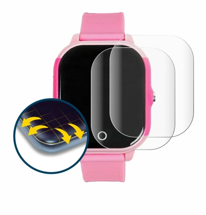 Imagen del dispositivo SaveFamily Junior con una amplia variedad de protectores de pantalla.