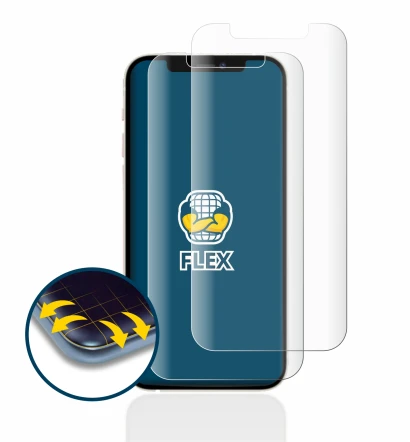 Imagen del dispositivo Apple iPhone 12 con una amplia variedad de protectores de pantalla.