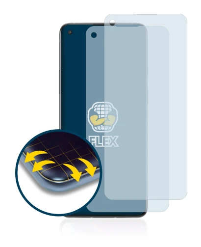 Imagen del dispositivo OnePlus 8T Plus con una amplia variedad de protectores de pantalla.