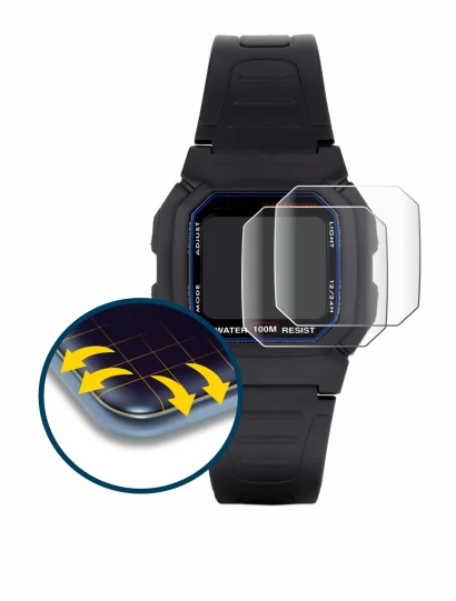 Imagen del dispositivo Casio W-800H-1AVES con una amplia variedad de protectores de pantalla.