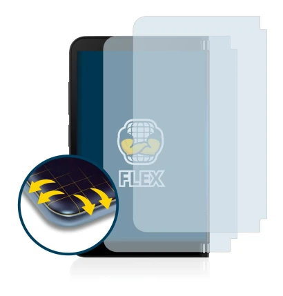 Imagen del dispositivo Microsoft Surface Duo 2 (Pantalla exterior) con una amplia variedad de protectores de pantalla.