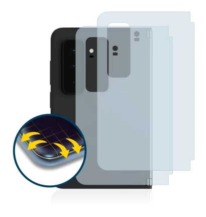 Imagen del dispositivo Microsoft Surface Duo 2 (Trasero) con una amplia variedad de protectores de pantalla.