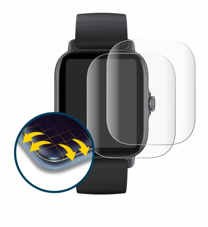 Imagen del dispositivo Huami Amazfit GTS 3 con una amplia variedad de protectores de pantalla.