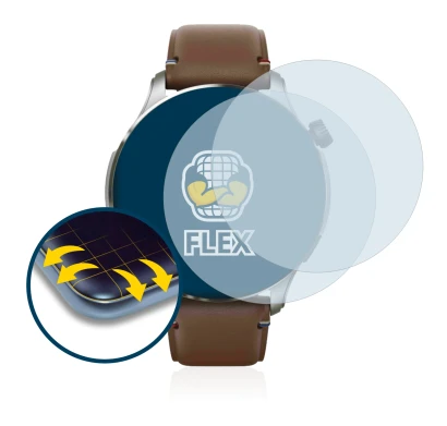 Imagen del dispositivo Huami Amazfit GTR 4 con una amplia variedad de protectores de pantalla.