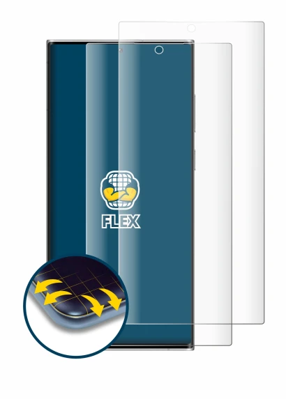 Imagen del dispositivo Samsung Galaxy S22 Ultra 5G (case-friendly) con una amplia variedad de protectores de pantalla.