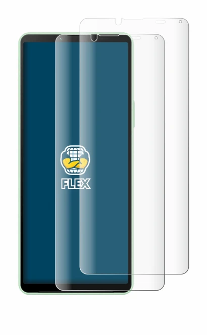 Imagen del dispositivo Sony Xperia 10 V con una amplia variedad de protectores de pantalla.