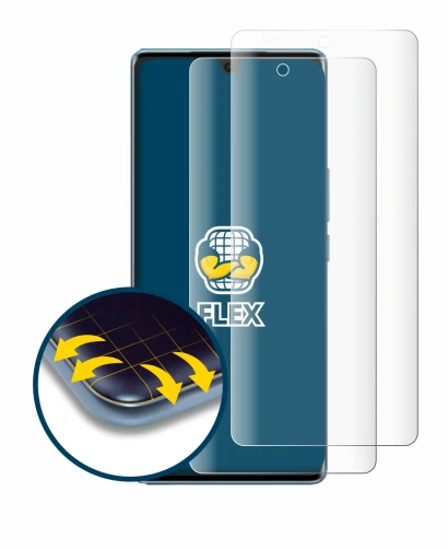 Imagen del dispositivo Vivo V29 con una amplia variedad de protectores de pantalla.