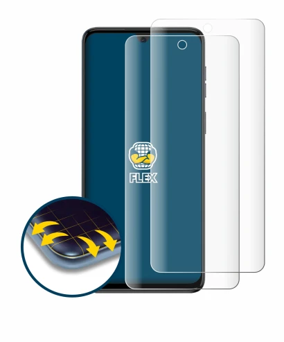 Imagen del dispositivo Motorola Moto G54 con una amplia variedad de protectores de pantalla.