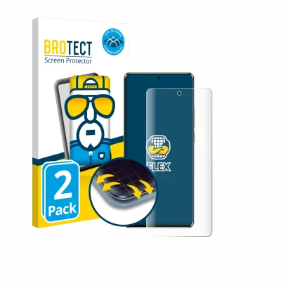 Parte frontal de un envase de producto con el logotipo de la marca BROTECT. Al lado se muestra el dispositivo Ulefone Note 17 