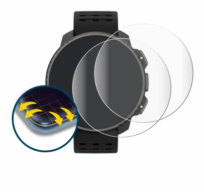 Imagen del dispositivo Suunto Vertical Solar con una amplia variedad de protectores de pantalla.