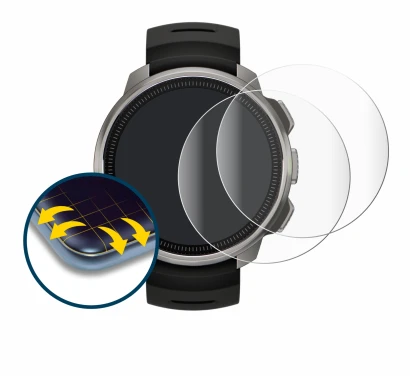 Imagen del dispositivo Suunto Ocean con una amplia variedad de protectores de pantalla.