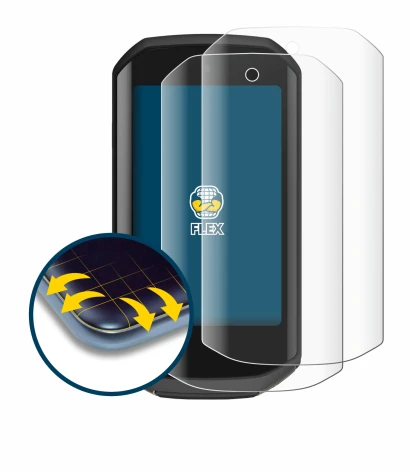 Imagen del dispositivo Garmin Edge 1050 con una amplia variedad de protectores de pantalla.