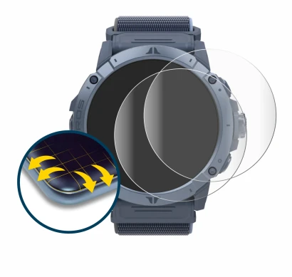 Imagen del dispositivo Coros Vertix 2S con una amplia variedad de protectores de pantalla.